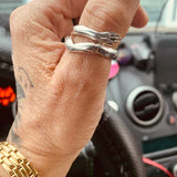 S925K Silver Embrace Gesture Ring - BGCOPPER