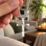 Carry Your Faith Close to Your Heart – Timeless Gold & Silver Cross Necklace, A Symbol of God's Love & Protection