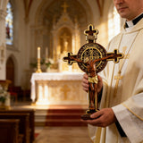 Dual Divine Cross: Christ’s Redemption & St. Benedict’s Protection