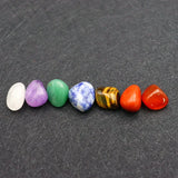 Metatron Colorful Irregular Natural Stone Yoga Stone Colorful Stone Pendant Set Crushed Stone Resin Necklace - BGCOPPER