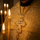 Orthodox Bishop’s Pectoral Cross: A Regal Symbol of Sacred Authority - size and finish detail