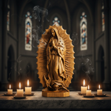 Guatalupe Beech Wood Tabletop Ornament - product view