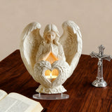 "Praying Angel" 2D Flat Acrylic Table Decor – A Glow of Peace for Your Christian Home