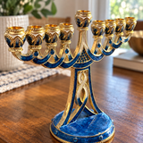 Holy 9-Branch Christian Menorah: Emblem of Divine Light and Devout Faith