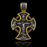 S925 Sliver Passion of Christ and St. George Silver Pendant