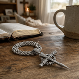 Nail Cross Crown of Thorns Necklace – Faith, Redemption & Timeless Strength - gift presentation