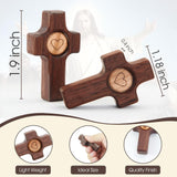 Wooden Pocket Prayer Cross | Christian Fidget & Religious Gift