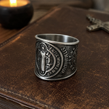 Saint Benedict Ring,ward off spiritual and physical dangers