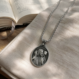 Hirte Jesus Christus mit Lamm Christian Halskette