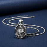 Christian Saint Joseph Medallion/The patron saint of fathers, pregnant women, immigrants, craftsmen, and engineers - BGCOPPER