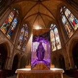 Virgin Mary Resin & Wood Night Light Ornament (Plug-in Version)