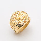 St. Benedict's Stainless Steel Exorcism Ring - BGCOPPER