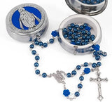 Virgin Mary alloy rosary beads — comes with a jewelry box - BGCOPPER