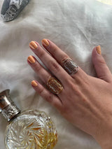 Metatron's Cube Ring Archangel Protection Women Ring Stainless Steel Jewelry - BGCOPPER