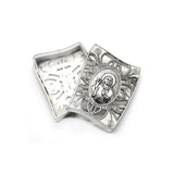 Religious jewelry metal zinc alloy ring hollow packaging box - BGCOPPER
