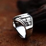 Saint Benedict Medal Stainless Steel Ring - BGCOPPER