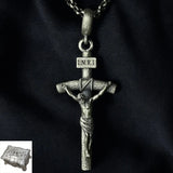 BGCOPPER S925K Silver Crucifix of Jesus Christ: A Timeless Masterpiece of Faith and Art - BGCOPPER