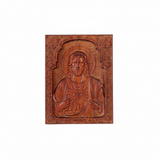 Sacred Heart of Jesus Hand-Carved Wood Magnet - 4 Premium Wood Tones for Home, Car & Office