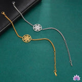 Metatron's Cube Bracelet|Archangel Symbol Jewelry Spiritual Women|Solomon Spells Sacred Geometry Stainless Steel Accessories - BGCOPPER