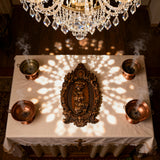 Drei heilige Herzen der Heiligen Familie Wand hängende Kunst arbeit Personal isierte religiöse Geschenk Holz dekor