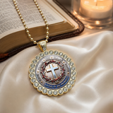 Crown of Thorns Cross Pendant Necklace
