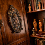 Drei heilige Herzen der Heiligen Familie Wand hängende Kunst arbeit Personal isierte religiöse Geschenk Holz dekor