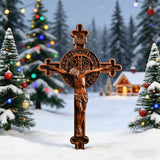 Dual Divine Cross: Christ’s Redemption & St. Benedict’s Protection