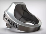 Archangel Michael S925K Silver Ring - BGCOPPER