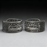 The Last Supper 925K Sterling Silver Open End Adjustable Ring