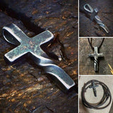 Bgcopper Twisted Cross Necklace - Gifts for Him/ Her - BGCOPPER