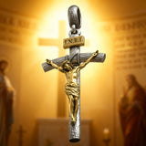 BGCOPPER S925K Silver Crucifix of Jesus Christ: A Timeless Masterpiece of Faith and Art