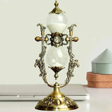 Classical Desktop Rotating Glass Hourglass Ornament - BGCOPPER