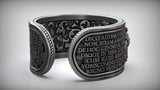 The Last Supper 925K Sterling Silver Open End Adjustable Ring - BGCOPPER