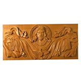 22.75" Jesus Christ, Holy Spirit Wood Carved - BGCOPPER