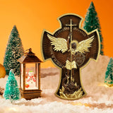 Archangel Michael Wood Art Decor - Birthday gifts, Housewarming gift choice - BGCOPPER