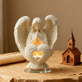 "Praying Angel" 2D Flat Acrylic Table Decor – A Glow of Peace for Your Christian Home