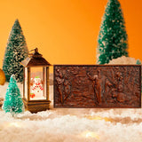 Seven day Creation God Adam Eve Wood Art Decor - BGCOPPER