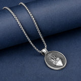 Sacred Heart Medallion Necklace - BGCOPPER