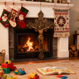 St. Benedict Exorcism Cross wood carved - Bless you and your family