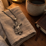 S925 Sterling Silver Crucified Jesus Cross Pendant Necklace – INRI Christian Faith Jewelry