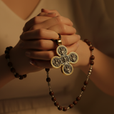 Baroque Style Crucifix Pendant with Jesus and the Four Archangels – A Symbol of Faith and Divine Protection