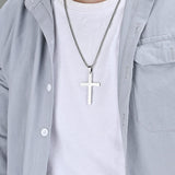 American Flag Cross Necklace - BGCOPPER