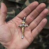 BGCOPPER S925K Silver Crucifix of Jesus Christ: A Timeless Masterpiece of Faith and Art