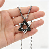 Men’s Two-Tone Star of David Pendant Necklace – Heritage, Protection & Modern Style