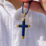 Titanium Steel 18K Gold Cross Necklace | A Christian Emblem of Faith and a Fashion Statement