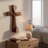 Modern Wooden Wall Cross: A Contemporary Symbol of Faith & Craftsmanship - craftsmanship detail