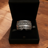 The Last Supper 925K Sterling Silver Open End Adjustable Ring