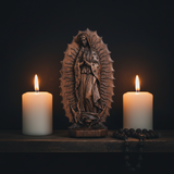 Guatalupe Beech Wood Tabletop Ornament - side view