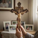 St. Benedict Crucifix: Maple Wood, Divine Protection, & the Story of Redemption