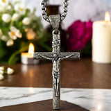 S925K Silver Cross Necklace: Embodiment of the Light of Faith - BGCOPPER